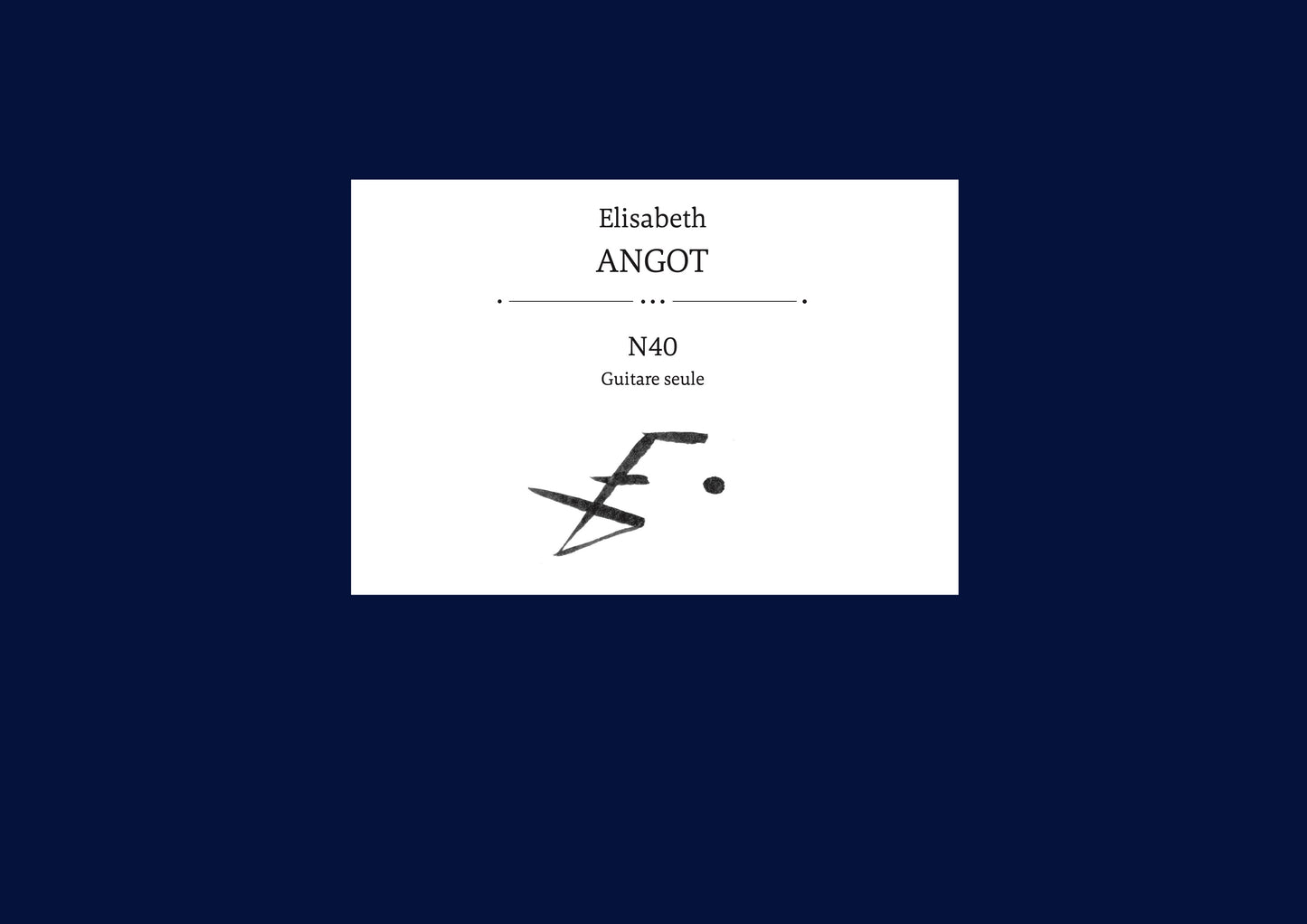 N40 - Elisabeth Angot