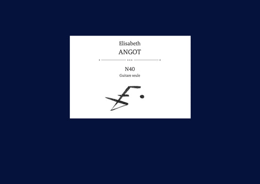 N40 - Elisabeth Angot