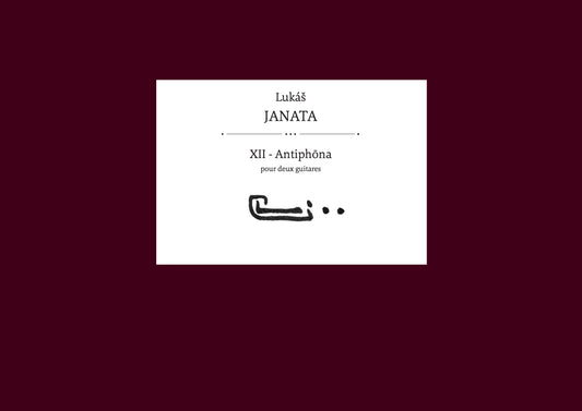 XII - Antiphōna - Lukáš Janata