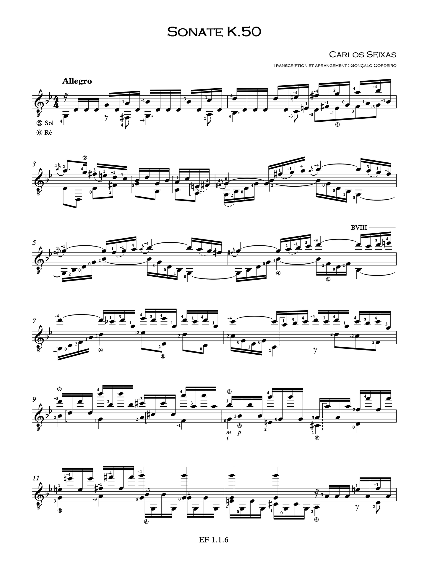 Sonatas - Carlos Seixas (Arr. Gonçalo Cordeiro)
